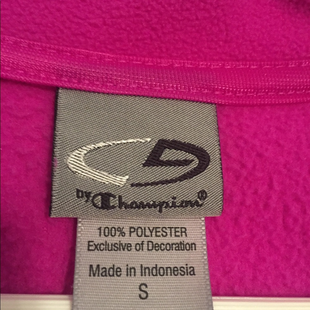 Raspberry Colored Fleece Pull Over - image 4